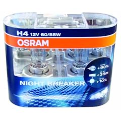 OSRAM H4 12V 60/55W NIGHT BREAKER 64193NBR 2er-Pack KFZ-Scheinwerferlampe