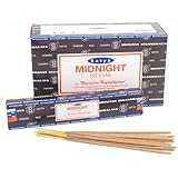 Satya Nag Champa Midnight Incense Sticks - Box 12 Packs