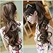X&Y ANGEL Ladies Curly/Wavy Natural Long Wigs Hair Extensions Clip Claw Ponytail 10 Colors