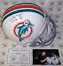 Jake Scott Autographed/Hand Signed Miami Dolphins T/B Full Size Deluxe Replica Football Helmet with