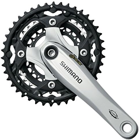 Shimano 9-Speed Mountain Bicycle Crankset - FC-M521 (Silver - 175MM x 44/32/22T - W/O CG)