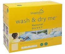 Wash & Dry Me White Goose Down Duvet 100% Cotton Cambric Cover 13.5 Tog King 220X225Cm