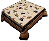 Vintage 1970's Style Owls & Cats Halloween Tablecloth