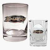 Anaheim Ducks Rocks Glass and Shot Glass Set