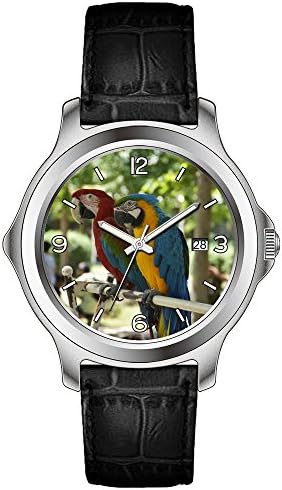 lvlp Men's Sentry 42mm Stainless Steel Leather Quartz Movement Watch &amp;61