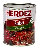 Herdez Salsa Casera Hot, 28-Ounce (Pack of 6)