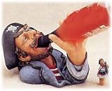 Blackbeard Pirate Wine Bottle Holder Plus Stopper