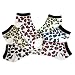 Lot of 3 Pairs Assorted Colors Leopard Ped Socks (Size 9-11)