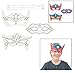 Color-Your-Own Superhero Masks (12 Pack)