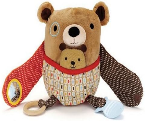 Nicerocker 2014 Lovely Comfortable Multi-functional Bear Plush Children Baby Doll Kid Rattle Toys