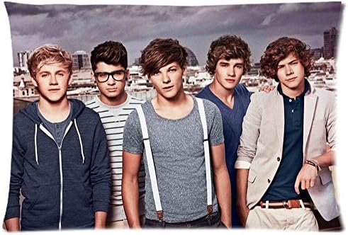 Ulive 2015 Personalized Design! One Direction Custom Throw Pillow Case Best New Year Gift 20X30 Inch 2 Sides