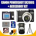 Canon PowerShot SX200 IS 12 Mega Pixel Digital Camera with 12x Wide Angle Optical Image Stabilized Zoom and 3.0-inch LCD in Black with Accessory Kit and Exclusive FREE Complimentary Super Deal Micro Fiber Lens Cleaning Cloth