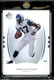 2007 SP Authentic # 80 Shaun Alexander - Seahawks - NFL Trading Card - Football Card - Mint Condition - Shipped In Protective Screw Down Display Case