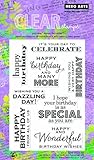 Hero Arts Many Birthday Messages Clear Stamp Set