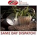 4 X BLACK LED GARDEN PATH WAY SOLAR SPOT LIGHT SET IP44