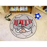 Nevada Las Vegas Runnin Rebels NCAA Soccer Ball Round Floor Mat (29)