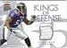 2006 Ultra Kings of Defense Jerseys KDTS Terrell Suggs (Football Cards) (Piece of Authentic NFL Jersey)