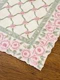 Rosebud Hooked Wool Nursery Rug by Glenna Jean