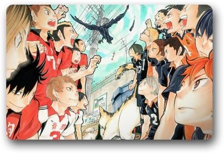 Haikyuu!! Sports Anime Doormat Lai en zhou 23.6x15.7