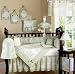 JoJo Designs 9-Piece Baby Crib Infant Bedding Set - Vintage French Sage Toile