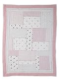 Pink Patchwork Baby Quilt