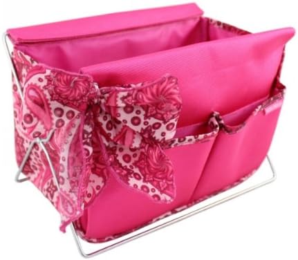 Summer Bliss Magazine/Accessory Organizer (Large)-ABD28089- 8.26 x 9 x 5.3 (Hot Pink)