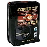 Alter Eco Fair Trade Peru Organic Coffee, Whole Bean, Dark Roast,10-Ounce Bags (Pack of 6)