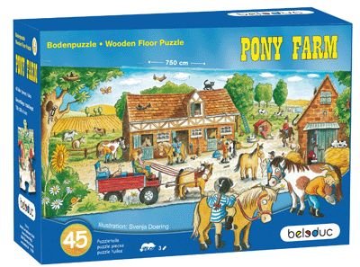 Beleduc 16208 - Bodenpuzzle Pony - Farm Preisvergleich