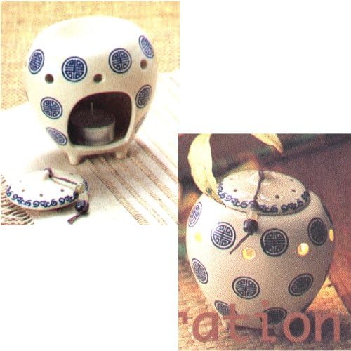 Japanese Hand Crafted Ceramic Scented Candle Holder Fragrance Essential Oils Burner