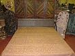 Embroidered Bedspreads Peach-orange Indian Bedding King Size Bed Linen Final Sale