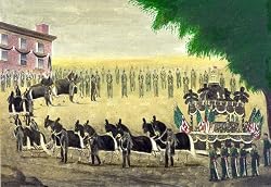 Abraham Lincoln's Funeral Car in Watercolor, Created 1879 - 16x20 Photographic Print from the Library of Congress Collection