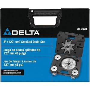 DELTA 35-7670 8-Inch Stacked Dado Set