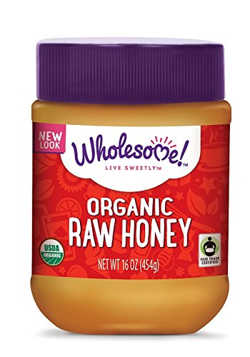 Wholesome sweeteners organic fair trade raw honey, 16 o…
