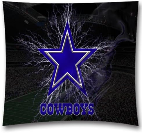 Creative Sport Cotton Linen DIY nflDallas Cowboys Throw Pillows Cushion Cover For NFL,Personalized Gift,Birthday Gift,Home Decor,Cover Size 18x18Inch,