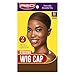 Red by Kiss Stocking Wig Cap 2pcs One Size, Dark Brown