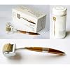 Derma Roller By Rejuveness (1.5 mm) Gold Plated Titanium Alloy Needle, a common cosmetic procedure for treating many conditions by stimulating collagen and elastin production. Effective for * Stretch Mark Removal * Anti Aging * Repair Acne Scarring * Wrinkle Reduction * Celluite Reduction * Hair Loss Treatments * Boost Topically Applied Skincare Products