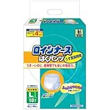 ロインナース はくパンツ うす型長時間 L 18枚入り ウエスト:80~105cm