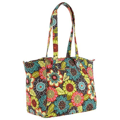 Vera Bradley Laptop Travel Tote (Ribbons) Vera Bradley Laptop Travel Tote (Ribbons)