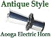 CHROME AHOOGA 12v Electric Horn Antique Replica Vintage Autos aka: aooga ooga a-oo-ga hooga