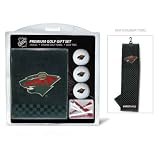 Minnesota Wild Golf Towel with Golf Balls Gift Set