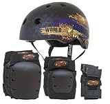 World Industries Youth Skateboard Helmet/Pad Combo (Standard)
