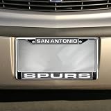 San Antonio Spurs Laser Chrome License Plate Frame