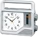 SEIKO CLOCK (セイコー クロック) アナログ 防災 目覚し時計 ラジオ 懐中電灯 手動発電機 KR870N