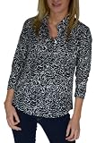Junior's SILK Animal print quarter sleeve Button down shirt-blouse
