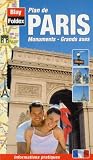Plan de ville : Plan de Paris, monuments et grands axes (avec un index)