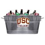 Big Save galvanized drink bucket-NCAA USC Trojans Beverage Tub
