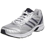 adidas Men's Duramo 2 Running Shoe,Silver/Navy/White,9 4E US