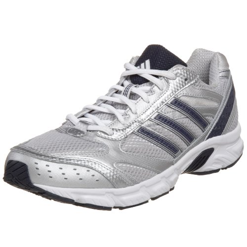adidas Men's Duramo 2 Running Shoe,Silver/Navy/White,7 D US