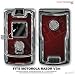 Razr V3 Carbon Fiber Red and Chrome WraptorSkinz Skin for Motorola Razor by TuneTattooz