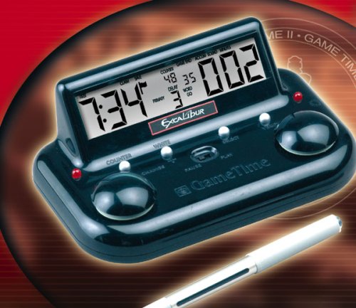 EXCALIBUR 750GT-2 USA CHESS FEDERATION CHESS & GAME TIME CLOCK